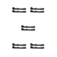 thumbnail image 3 of QualitChoice 1/2/3/5 2X Attaché Ceinture Ensemble Bagages Cils Sangle Cargo Cravate Stockage Randonnée Camping Boucle Longue Réglable Voyage Valise Noir/S 5PCS, 3 of 6