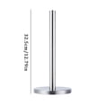 thumbnail image 2 of Stainless Steel Vertical Paper Towel Holder for Kitchen and Living Room – Perforation-Free Paper Towel Storage Rack for Countertop and Toilet Paper Roll Holder, 2 of 7