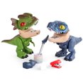 thumbnail image 4 of YAOMOBB Educational Dinosaur Toy Dinosaur Toy 5 in 1 Pencil Sharpener Stapler Eraser Ruler Stationery Set Realistic Shapes Assembly Kit, 4 of 7