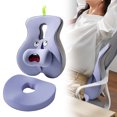 thumbnail image 2 of Lumbar Support Pad Orthopedic Lumbar Cushion Chair Backrest Pillow Chair Gaming Chair Backrest Pad Adjustable Slider Bleacher Cushion Seat Seat Cushion for Car Back Seat Driver Cushion for Bleachers, 2 of 4