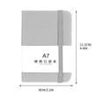 thumbnail image 2 of Cagogo under $5 A7 Notebook, A7 Pocket Notebook Notepad, Thickened Paper Journal for Office Study, Horizontal Lined Writing Notebook, Portable Memo Book for Daily Planning Notes, 2 of 2