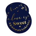 thumbnail image 1 of Inkdotpot 50 - Pack Love Is Sweet Wedding Favor Paper Tag Craft Real Gold Foil Hang Tag, 1 of 1