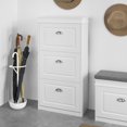 thumbnail image 1 of SoBuy FSR94-W, 3 Drawers Shoe Cabinet Shoe Rack Shoe Storage Cupboard Organizer Unit, 1 of 6