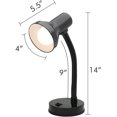 thumbnail image 2 of Xtricity Desk Lamp Gooseneck Arm 60W Black, 2 of 9