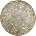 thumbnail image 1 of HomeRoots 352895 Tapis Rond en Laine Gris de 5 Pi 6 Po, 1 of 1