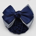 thumbnail image 4 of VONKY Easy To Wear Bow Work Hair Clips For Effortless Hairstyling On Go Wide Two Bows-black 1Set, 4 of 6