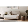 thumbnail image 1 of SmartFit Waterproof Faux Sherpa Fabric Sofa Furniture Cover, 3-Piece, Great for Dogs/Cats, Cream, 1 of 8