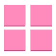 thumbnail image 1 of Clearance Sale Sticky Notes 3x3 Inches, 4 Pads Self-Stick Notes Bright Colors Sticky Notes, Post Notes for Study, Works, Daily Life Schools Supplies - Pink, 1 of 7