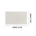 thumbnail image 1 of PRETXORVE Sheepskin Tablecloth White Restaurant Coffee Proof No Wash, 1 of 9