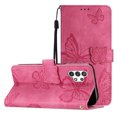 thumbnail image 1 of Compatible avec Samsung Galaxy A32 5G Étui Gaufré Papillon avec Portefeuille et Support, 1 of 5