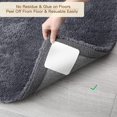 thumbnail image 3 of Torubia Rug Pad Gripper for Hardwood Floors, Washable Non Slip Rug Pads Grippers for Area Rugs, Grip Rug Corners to Prevent Sliding,8PCS/White, 3 of 6