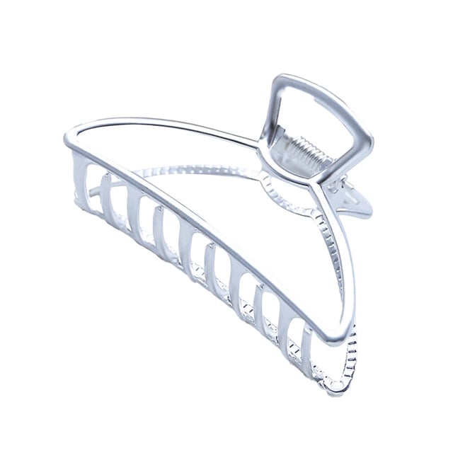 maskred Pinces de Mode Grand Style Simple à Portée de Main Style Simple Robuste Exquis Accessoires Barrettes pour Femmes Argent/arc 1Set