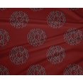 thumbnail image 4 of oneOone Polyester Lycra Fabric Floral Block Printed Fabric 1 Yard 56 Inch Wide, 4 of 4