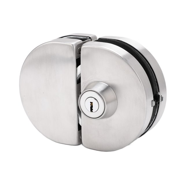 Glass Door Lock, Simple Installation High Security High Friction Double Door Glass Lock For Office For Home For Frameless Glass Door