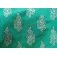 thumbnail image 5 of oneOone Cotton Silk Turquoise Blue Fabric Block Sewing Craft Projects Fabric Prints By Yard 42 Inch Wide-T6, 5 of 5