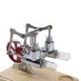 thumbnail image 4 of Amdohai Double Cylinder Mini Hot Air Stirling Engine Motor Model Colorful LED Electricity Power Generator Educational Science Kit for Kids Children, 4 of 8