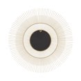 thumbnail image 4 of Kate and Laurel Quillet Mid-Century Round Decorative Wall Mirror, 26 Inch Diameter, Gold, Metal Circle Statement Piece Mirror with Detailed Sunburst Frame, 4 of 7
