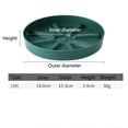 thumbnail image 3 of Jierger Plateau Rond Robuste en Plastique pour Pot de Fleurs, Drainage Anti-Rotation Racines Base de Jardinière Respirante, pour Décoration de Plantes en Pot Intérieur Extérieur Maison Jardin Patio Porche, 3 of 9
