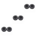 thumbnail image 4 of QualitChoice Coussinets d'Oreille Coussins Écouteurs de Jeu Coussinets Ronds en Cuir Manchon en Maille Coussinets de Rechange pour Skullcandy Hehs2.0 Noir 3Ensemble, 4 of 6