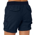 thumbnail image 3 of Shorts Cargo pour Femmes Shorts de Randonnée Confortables avec Poches Idéaux pour les Activités Extérieures d'Été, 3 of 3