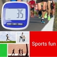 thumbnail image 3 of Podomètre Simple Écran LCD Podomètre 3D de Marche Compteur de Pas Podomètre de Course Podomètre de Marche Compteur avec Pince, 3 of 8