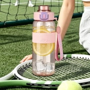 Yrmaups Large-Capacity Sports Water Bottle for Study, Heat-Proof Outdoor Straw Cup, ShatterProof Fitness Water Bottle for Gym, Running, Cycling, Travel