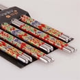 thumbnail image 1 of Stainless Steel Chopsticks Reusable Multicolor 304 Metal Chopsticks Dishwasher Safe - 1 Pairs, 1 of 5