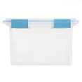 thumbnail image 3 of Sterilite Contenant de Rangement Empilable Transparent de 32 Qt avec Couvercle à Joint, Lot de 12, 3 of 11