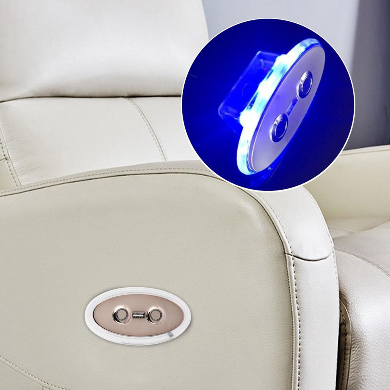 Sofa Controller, USB Port Electric Sofa Controller Easy and Convenient to Install and Use Sofa Chair Hand Controller with LED Backlight Function for Home Use