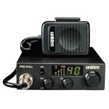 Uniden 40-Channel CB Radio with Front Mount Mic Connection, Black, ZX99RMKD2750