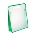 thumbnail image 2 of DYNWAVECA File Bag Art Portfolio Bag Clear Document Holder Waterproof File Organizer Portable for School Classroom Office Projects Home Green, 2 of 10