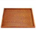 thumbnail image 2 of Wooden Tray, Rectangle Tea Tray Serving Tray Snacks Food Storage Dish for Hotel Home(36 * 27cm), 2 of 7