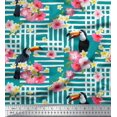 thumbnail image 1 of Soimoi Poly Georgette Fabric Dot & Pretzels Food Print Fabric by Yard 52 Inch Wide, 1 of 3