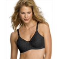 thumbnail image 1 of Bali 3432 Lace Smooth Seamless Underwire Bra Size 34DD, Black, 1 of 4