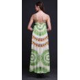 thumbnail image 2 of Bimba Robe Longue Maxi de Soirée pour Femmes en Rayonne Teinture sur Nœuds Imprimée, Dos Nu, à Bretelles Spaghetti - Grande, 2 of 5