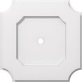 thumbnail image 1 of Ekena Millwork CMP14LE-01000 14 in. OD x 1 in. ID Square Locke Architectural Grade PVC Contemporary Ceiling Medallion, 1 of 4