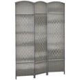 thumbnail image 1 of HOMCOM Cloison Pliante de 6 Pi, Paravent pour Bureau à Domicile Chambre, 1 of 10