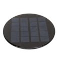 thumbnail image 2 of Module de Panneau Solaire Rond Mini, Module de Cellule Solaire à Taux de Conversion Élevé, Batterie Rechargeable 3.7V 120mm 1.1W 5V pour Camping, 2 of 7