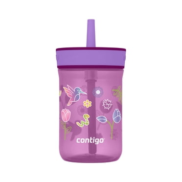 Gobelet antidéversement pour enfants Contigo Leighton avec paille, bouteille d'eau réutilisable, 414 ml (14 oz)