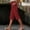 0108-Rouge, variante sur Neewe Short Bermuda Cargo pour Femmes, Longueur Genou, Short Athlétique d'Été Décontracté à Ourlet Fendu, Vêtement de Randonnée avec Poche