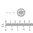 thumbnail image 2 of Initial Stud Earrings, 2 of 2