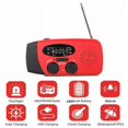 thumbnail image 2 of Radio Full Band Solar Radio Hand Crank Weather Radio Radio (Green), 2 of 5