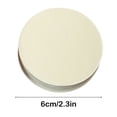 thumbnail image 3 of Sentmoon Coffee Filter Disposable Coffee Filters Coffee Paper Unbleached Natural 100 Sheets Large Capacity Filter Paper Round Powder Bowl Strainer for Eco-Friendly Coffee Filter, 3 of 6
