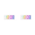 thumbnail image 1 of relayinert Colorful Digital Numbers For Easy Reading Large Display Screen Double Placement 8009D  WhiteOuter 2Set, 1 of 6