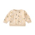 thumbnail image 1 of Infant Baby Halloween Pullover  Long Sleeve  Neck Pumpkin/Ghost Print Sweatshirt, 1 of 8