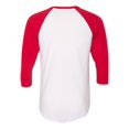 thumbnail image 2 of 5050 Raglan T-Shirt à Manches Trois-Quarts, M, Blanc, 2 of 2