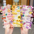 thumbnail image 1 of 28 Pcs Pinces à Cheveux pour Bébés Filles, Accessoires pour Cheveux Colorés et Mignons / Multicolore, 1 of 5