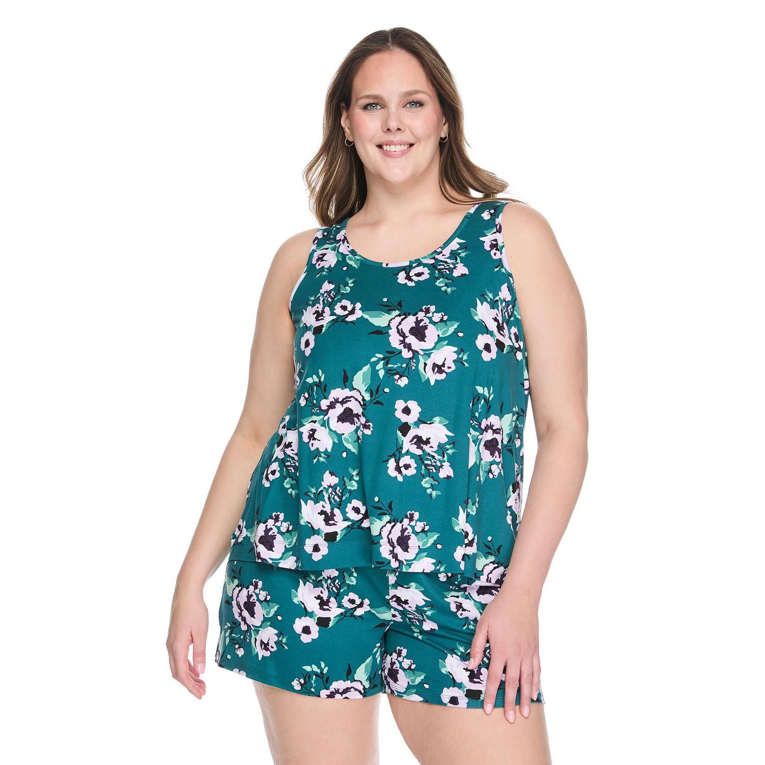 Ensemble de nuit 3 pièces avec robe de chambre George Plus pour femmes