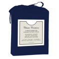 thumbnail image 2 of Cotton House - Ensemble de Draps en Microfibre Infroissable, Format Jumeau, Bleu Foncé, 2 of 3