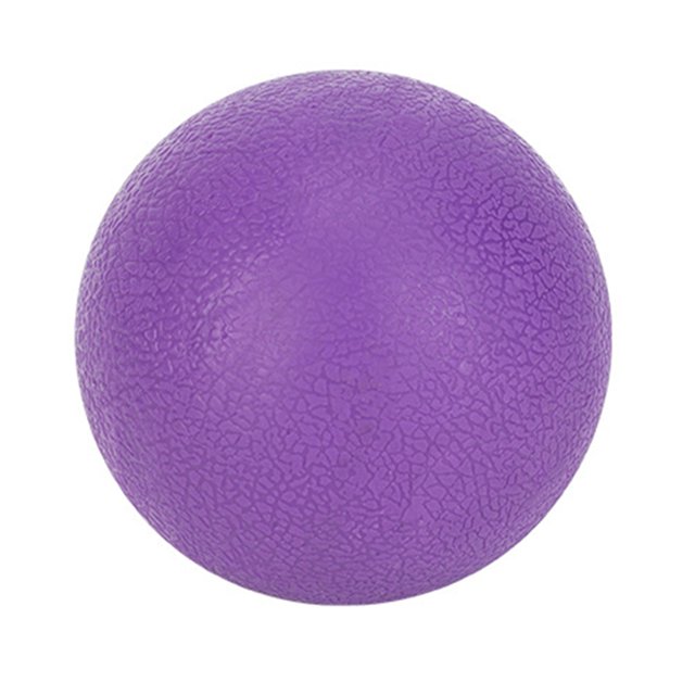 Portable Fitness Injection Fascia Ball Massage Ball for deep muscle relaxation and full-body exercise. Made of high-quality TPE material, this spherical massage ball is lightweight and easy to carry. It features a textured purple surface and is designed to relieve muscle tension, promote blood circulation, and reduce soreness. Suitable for use on the neck, shoulders, back, waist, arms, hands, and feet.